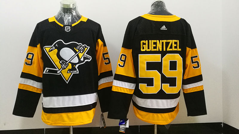 Jersey Pittsburgh Penguins Preta