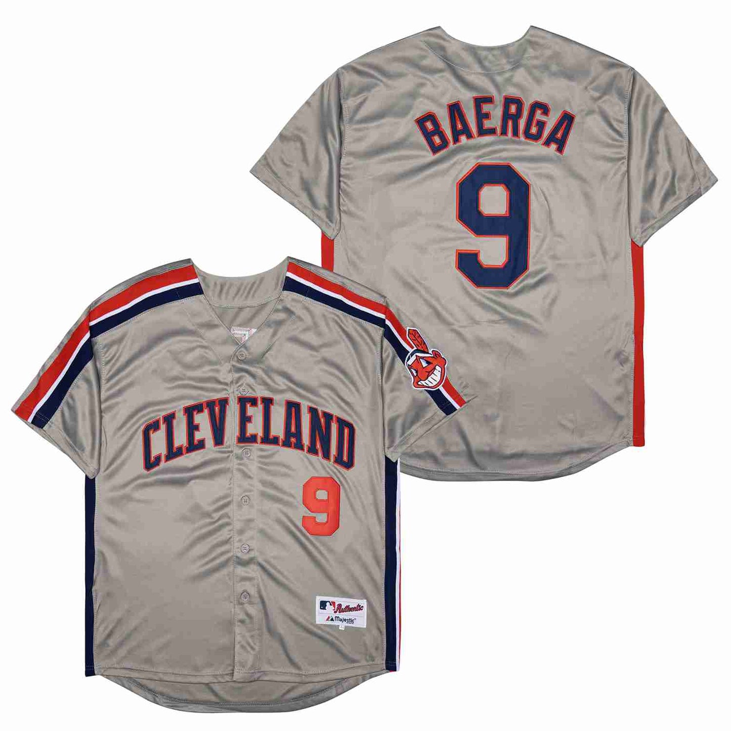 Jersey Cleveland Indians Carlos Baerga Majestic Authentic