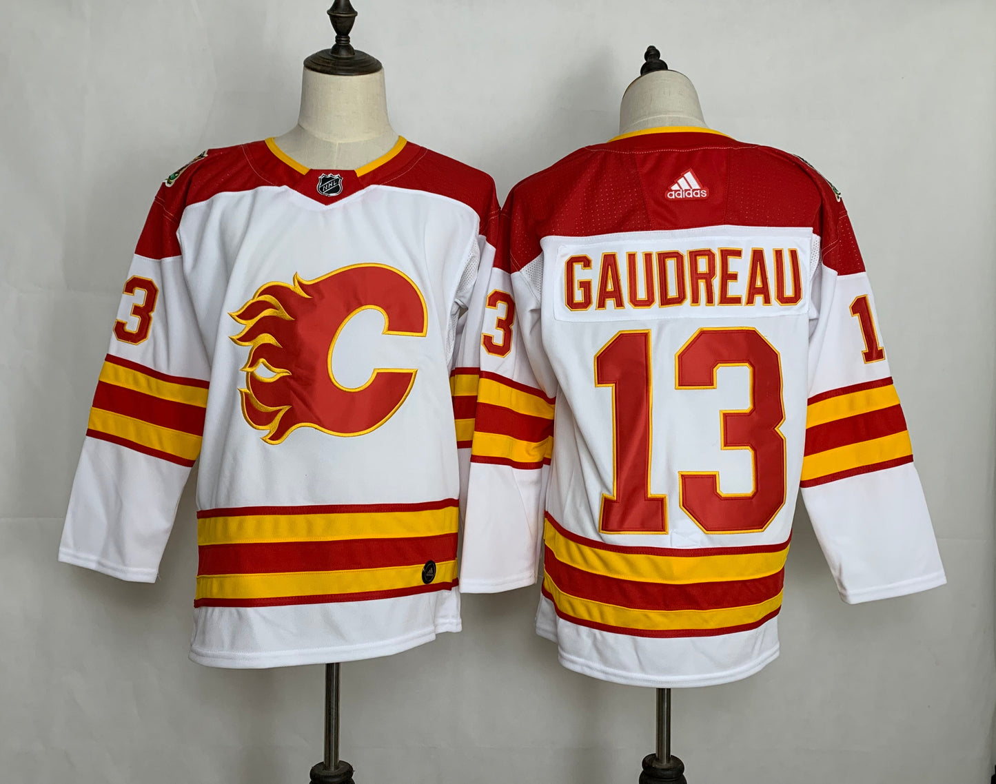 Jersey Calgary Flames Branca