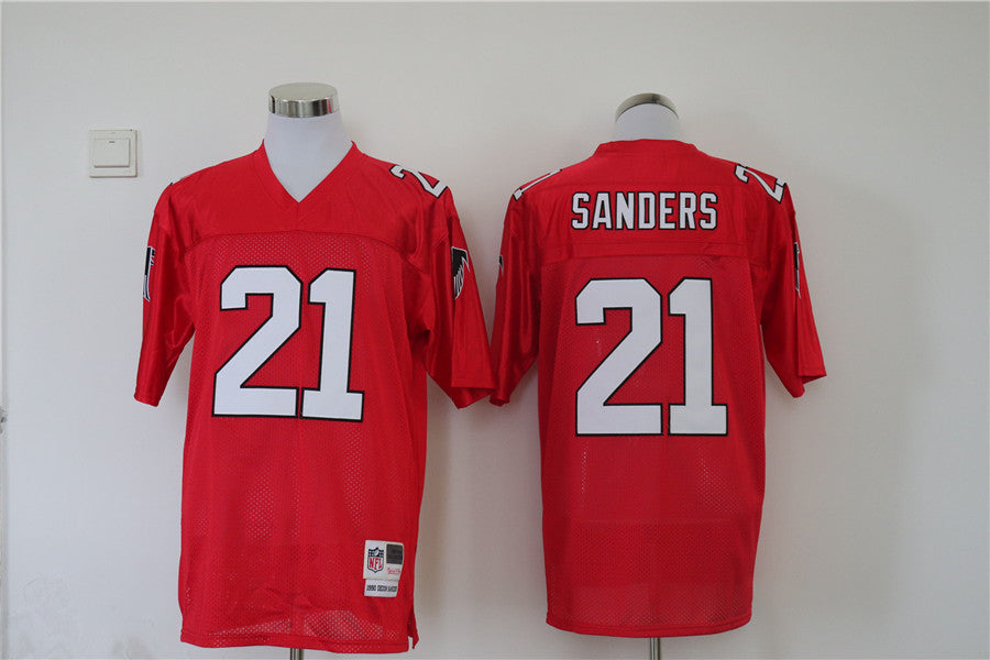 Jersey Atlanta Falcons Mitchell & Ness Throwback Vermelha