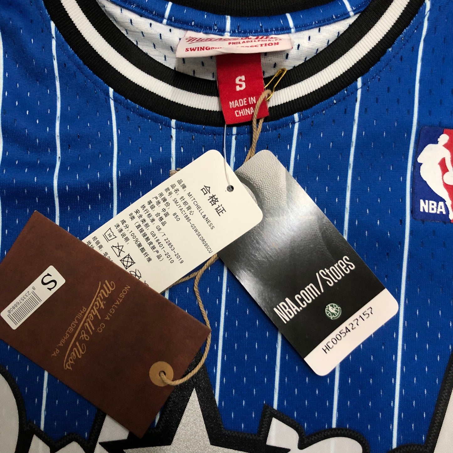 Regata Swingman Orlando Magic Mitchell & Ness Hardwood Classics 1994/95 Azul