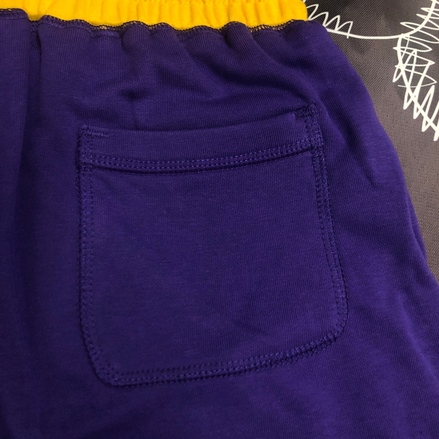 Short Casual Los Angeles Lakers Roxo