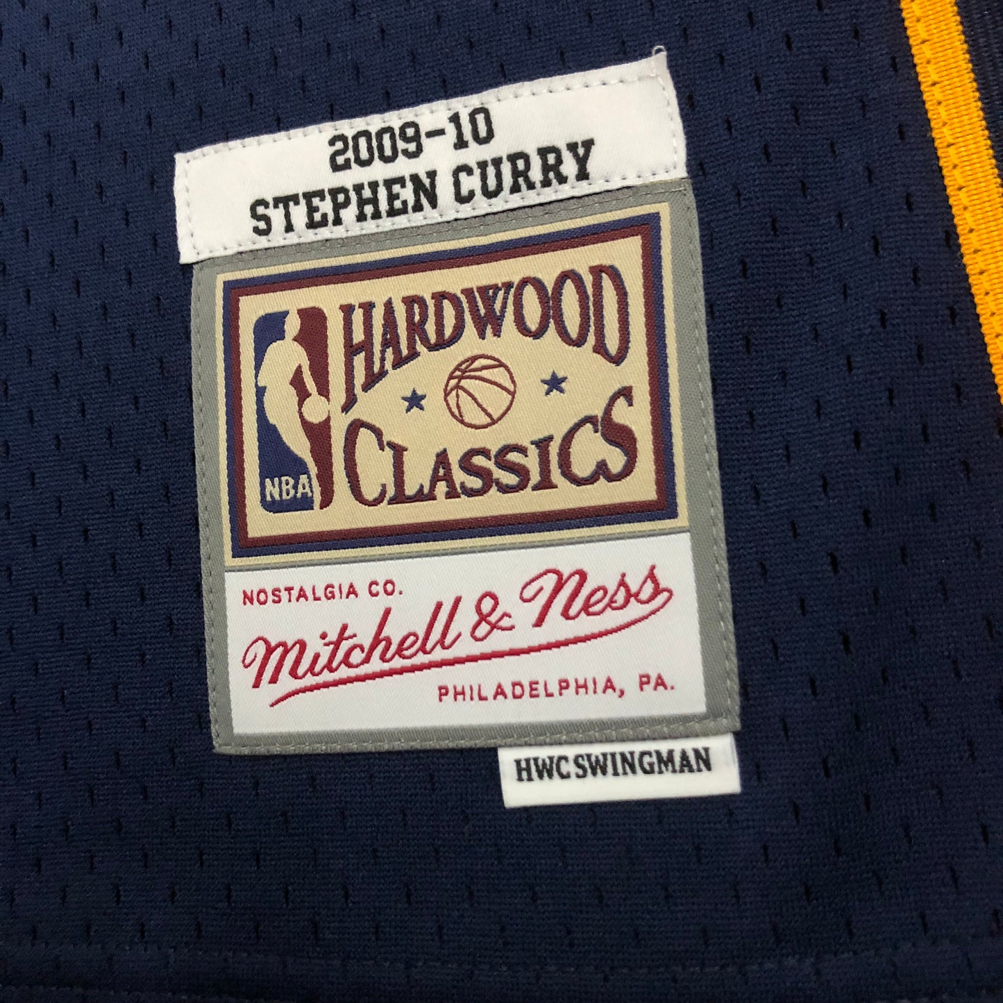 Regata Swingman Golden State Warriors Mitchell & Ness Azul Hardwood Classics 2009/10