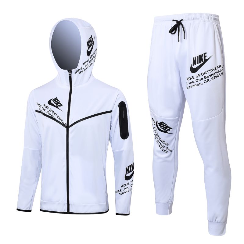 Conjunto SportWear Nike Tech Fleece Branco
