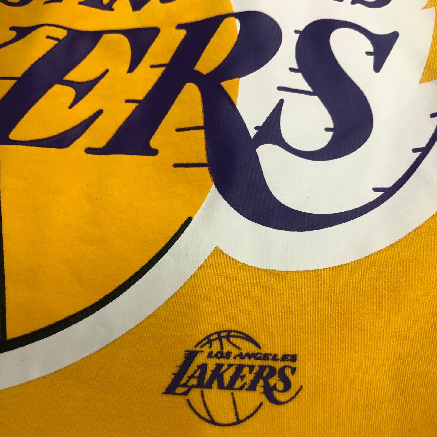 Short Casual Los Angeles Lakers Amarelo