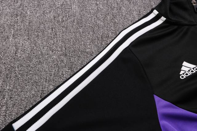 Conjunto Real Madrid Preto e Roxo