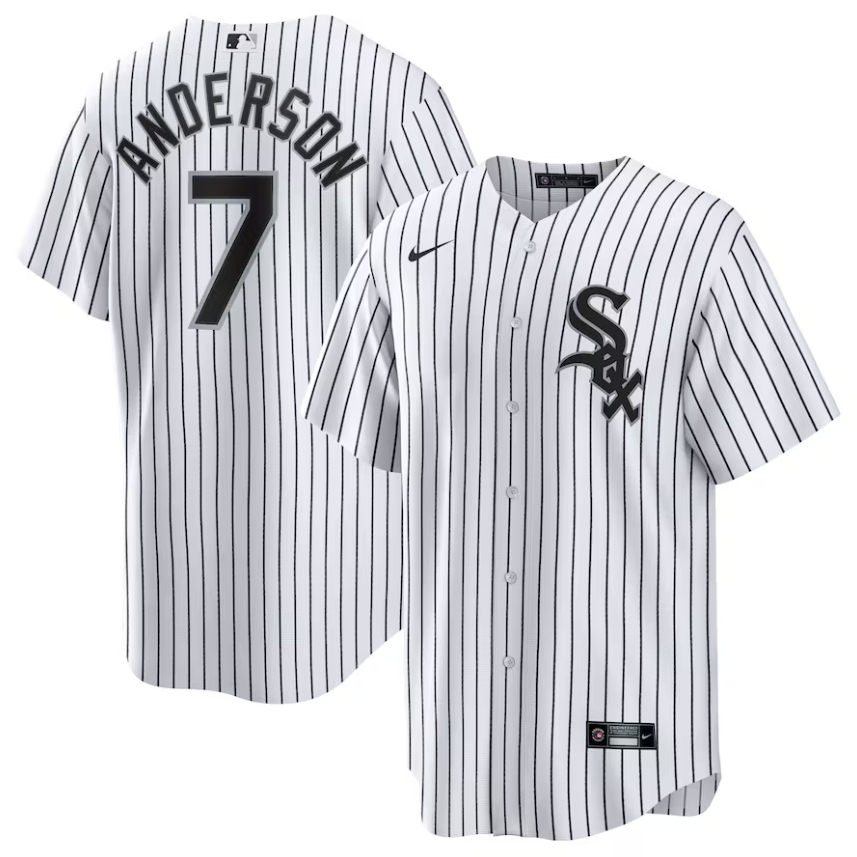 Jersey Chicago White Sox Branca Torcedor Silkada