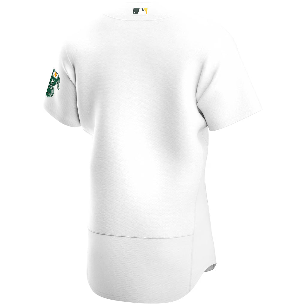 Camisa MLB Oakland Athletics Jersey Branca Authentic