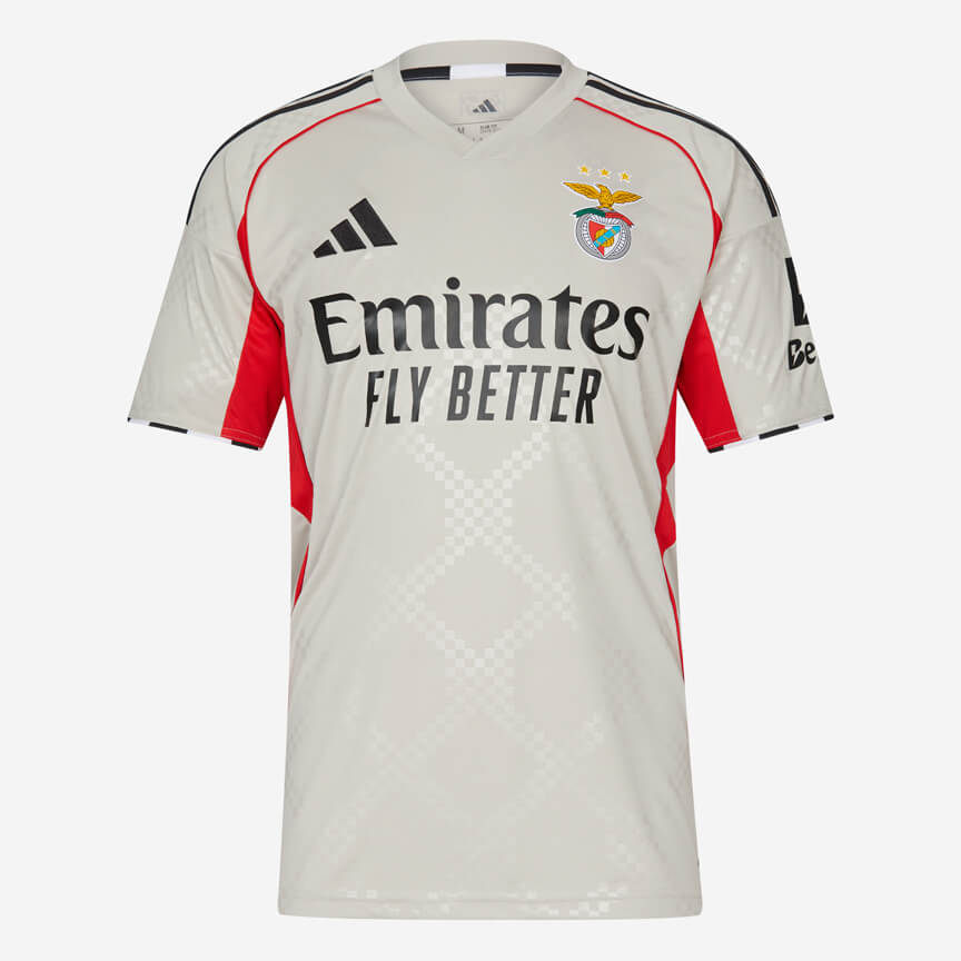 Camisa Benfica 25/26 Away Bege #10 SUDAKOV