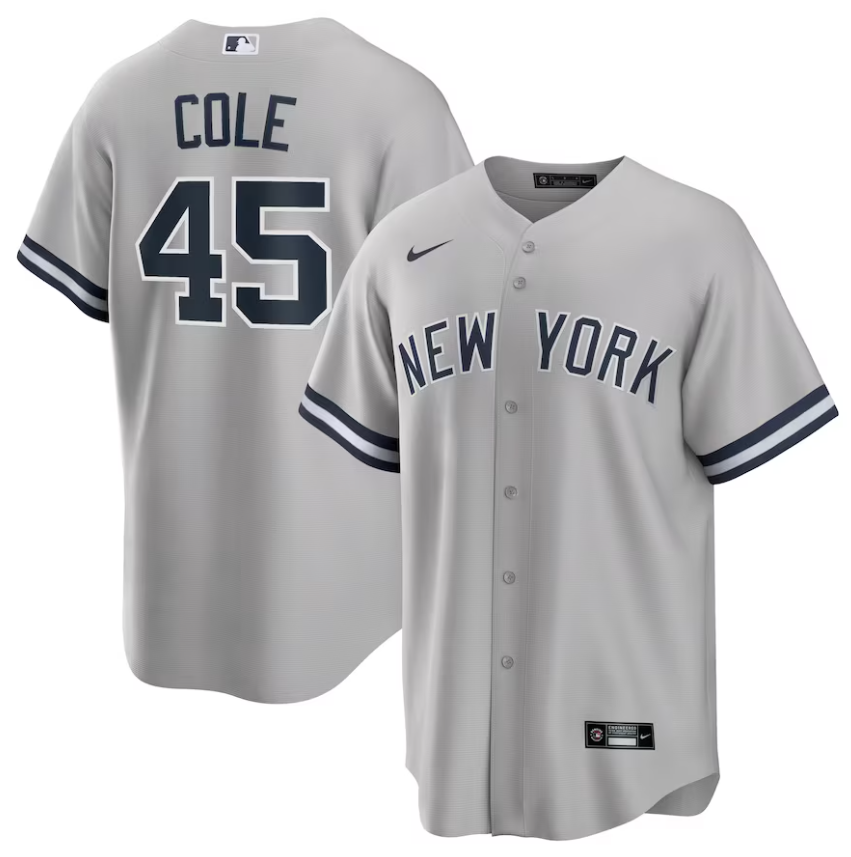 Jersey New York Yankees Cinza Torcedor Silkada