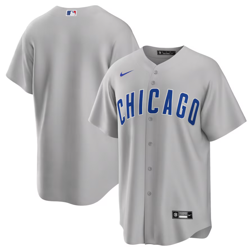 Jersey Chicago Cubs Cinza Torcedor Silkada