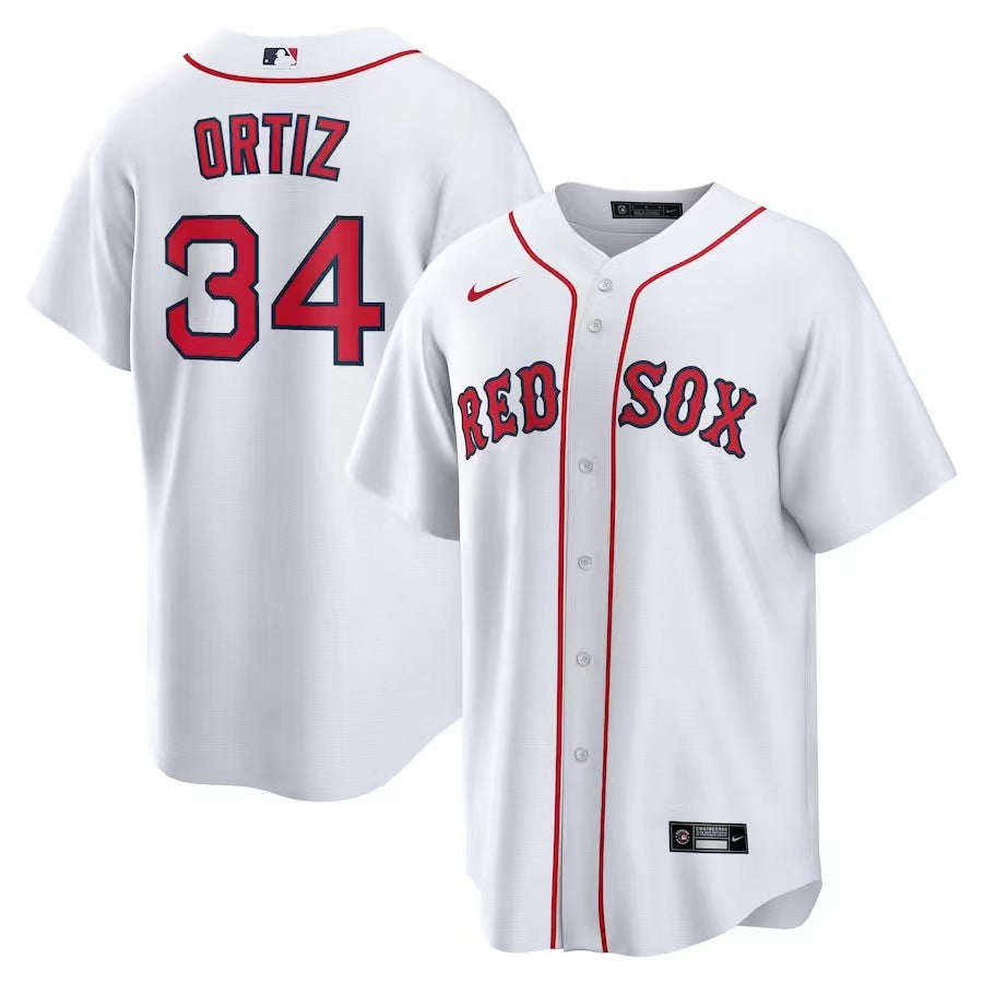 Jersey Boston Red Sox Branca Torcedor Silkada