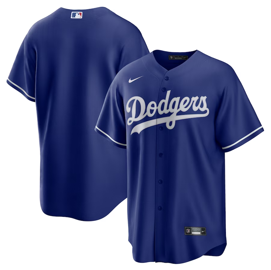 Jersey Los Angeles Dodgers Azul Torcedor Silkada