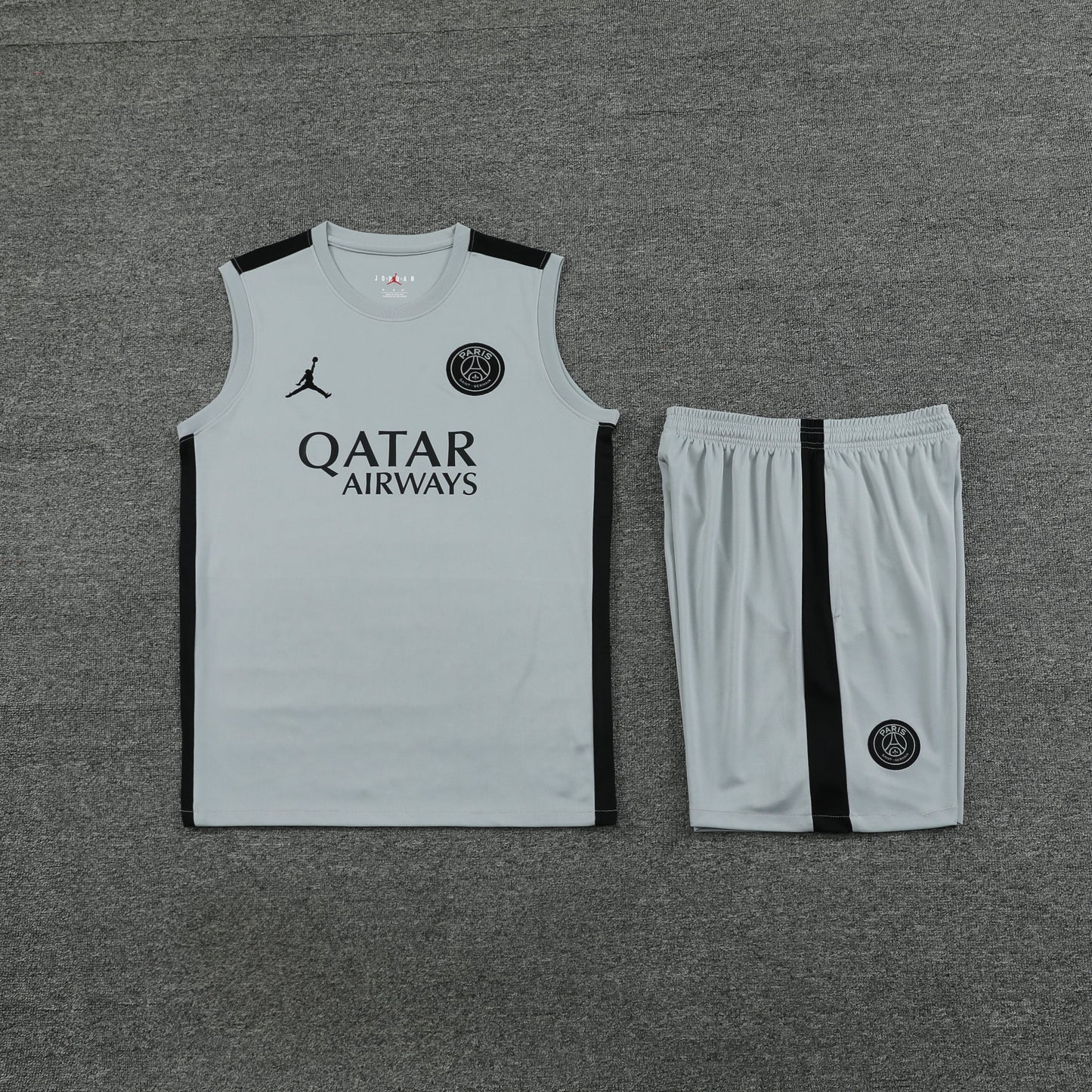 Kit de Treino Regata PSG 23/24 - Cinza
