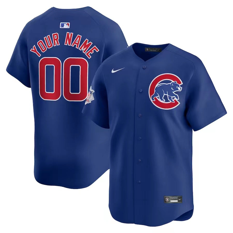 Jersey Chicago Cubs Azul Torcedor Silkada