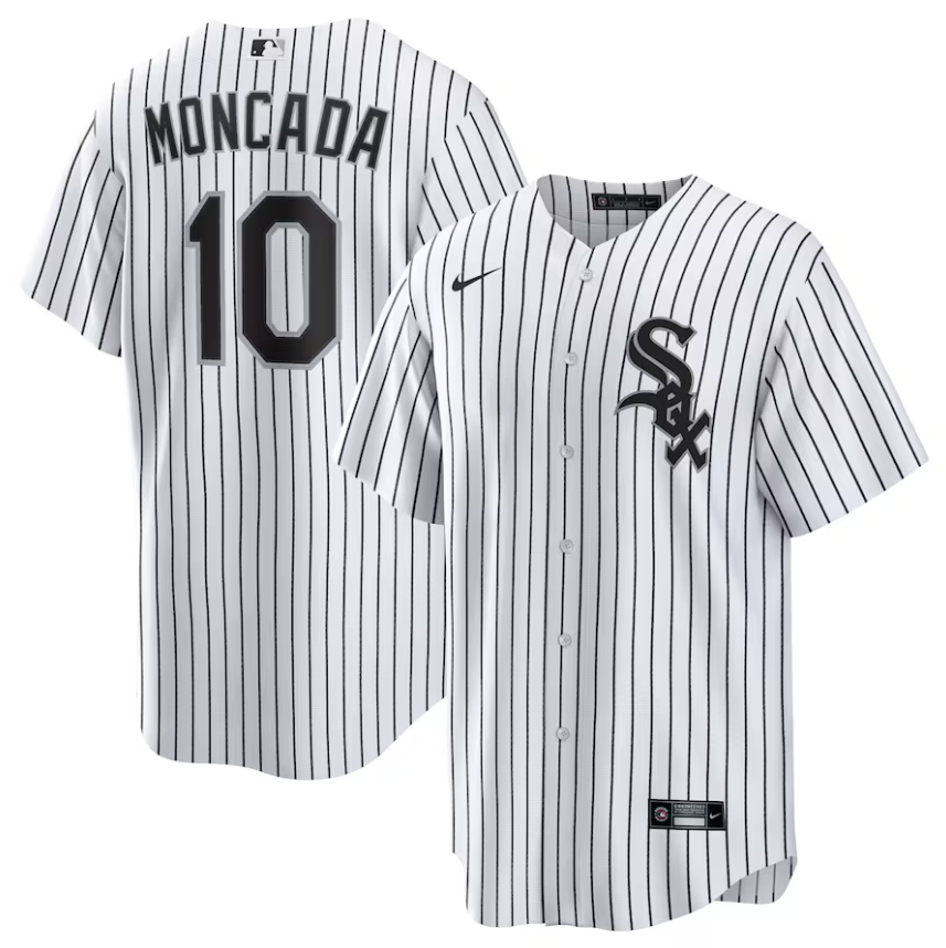 Jersey Chicago White Sox Branca Torcedor Silkada
