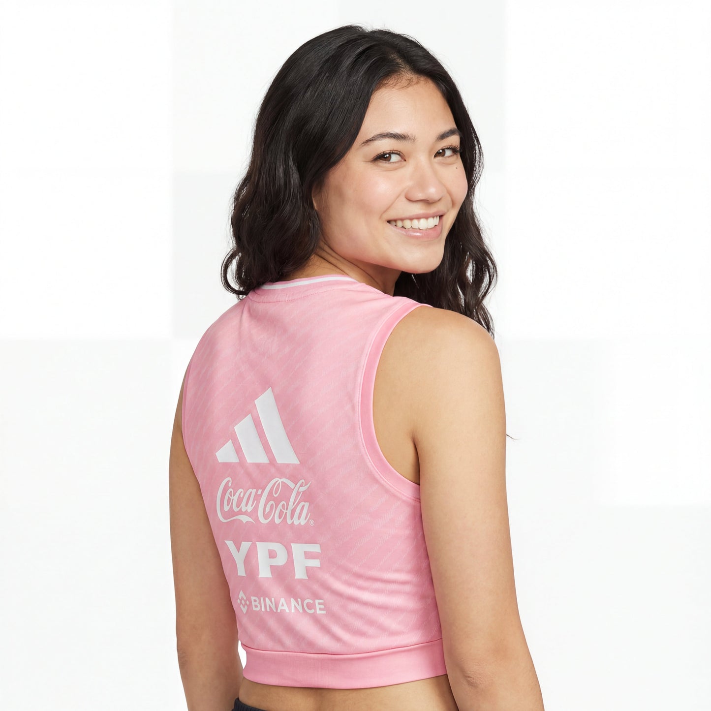 Argentina Feminino Cropped 25/26 Pink