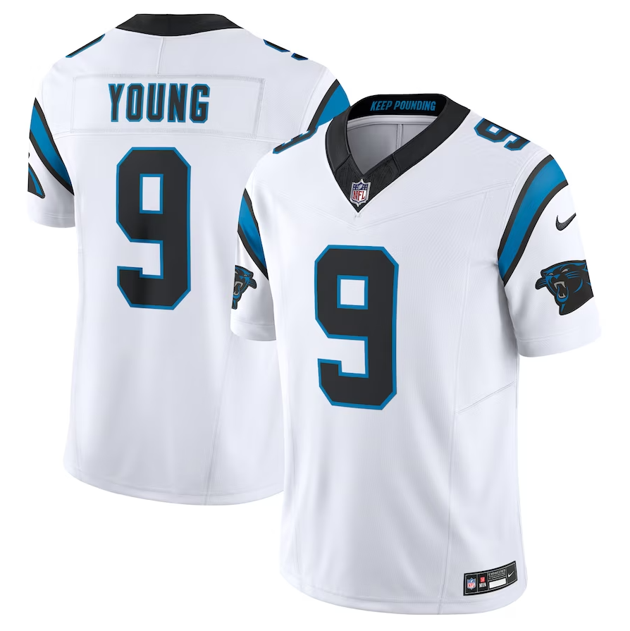 Jersey Carolina Panthers Vapor F.U.S.E. Limited Branca