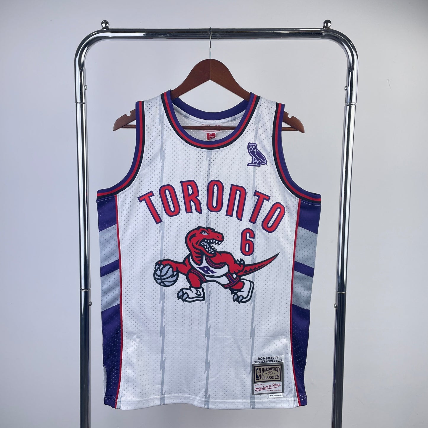 Regata Swingman Toronto Raptors OVO x Mitchell & Ness Branca