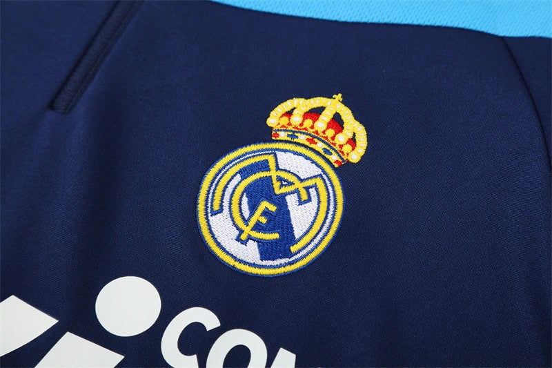 Real Madrid Manga Larga Entrenamiento suit 2009-10  Retro