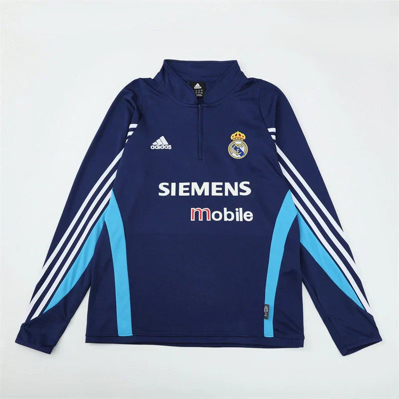 Real Madrid Manga Larga Entrenamiento suit 2003-04 Retro