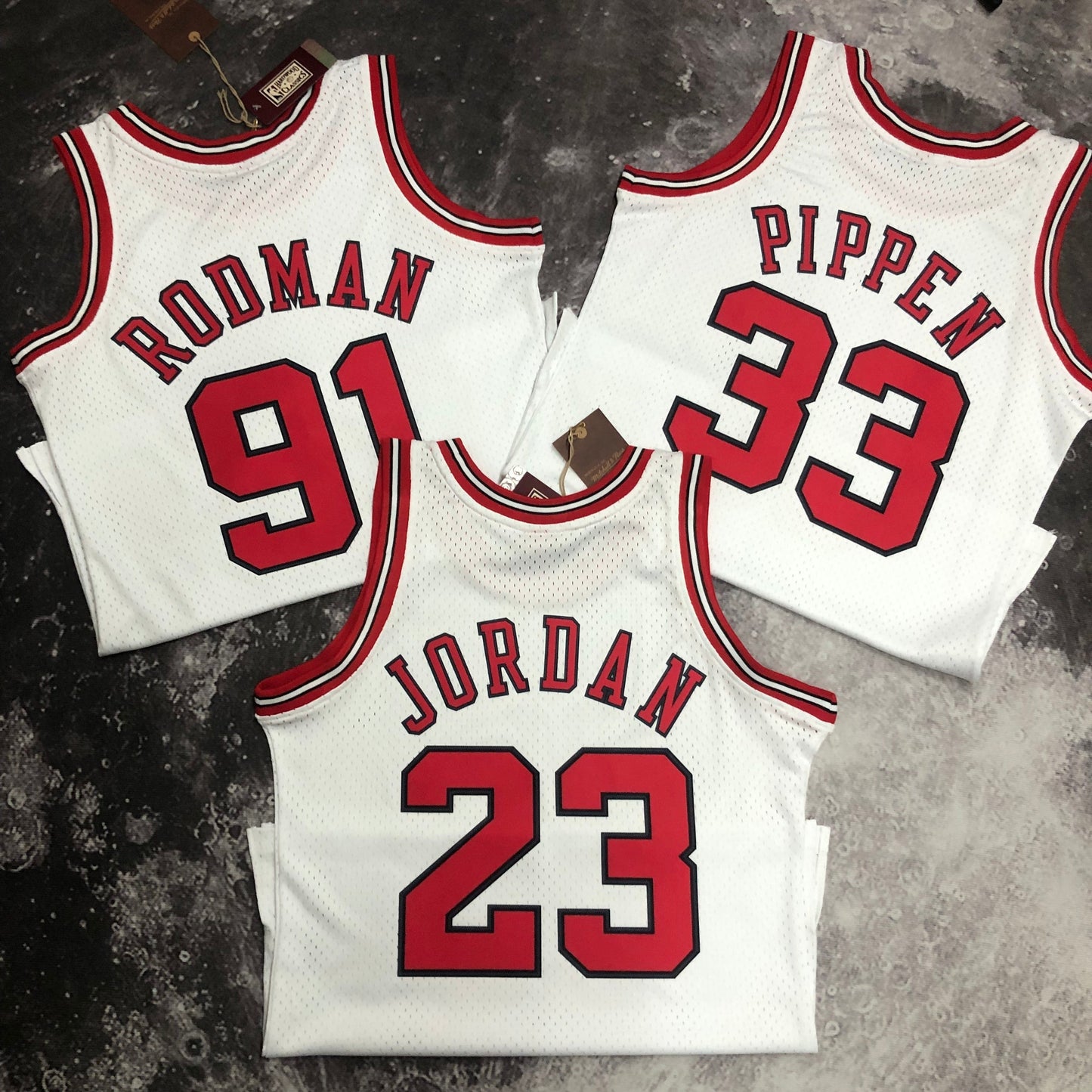 Regata Swingman Chicago Bulls Mitchell & Ness Hardwood Classics 1997/98 Branca