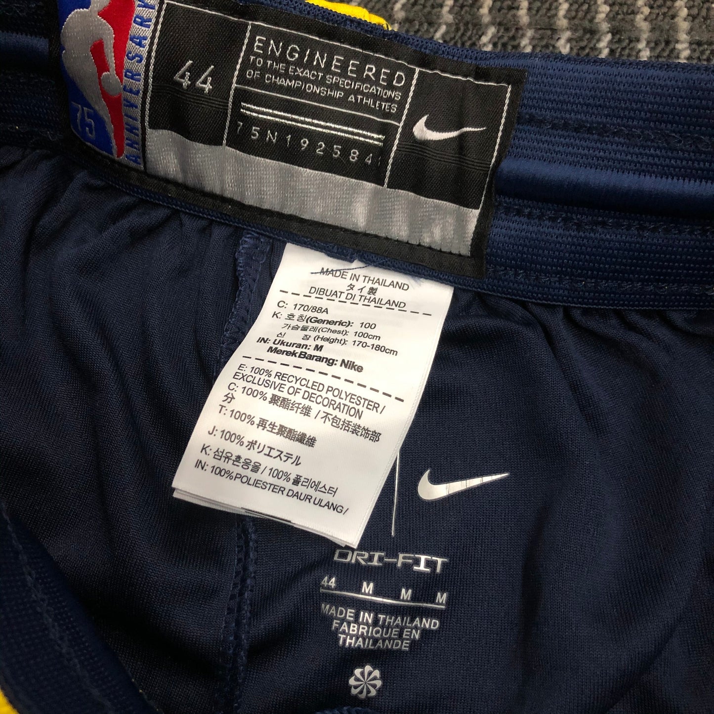 Short Memphis Grizzlies City Edition Diamante 75th