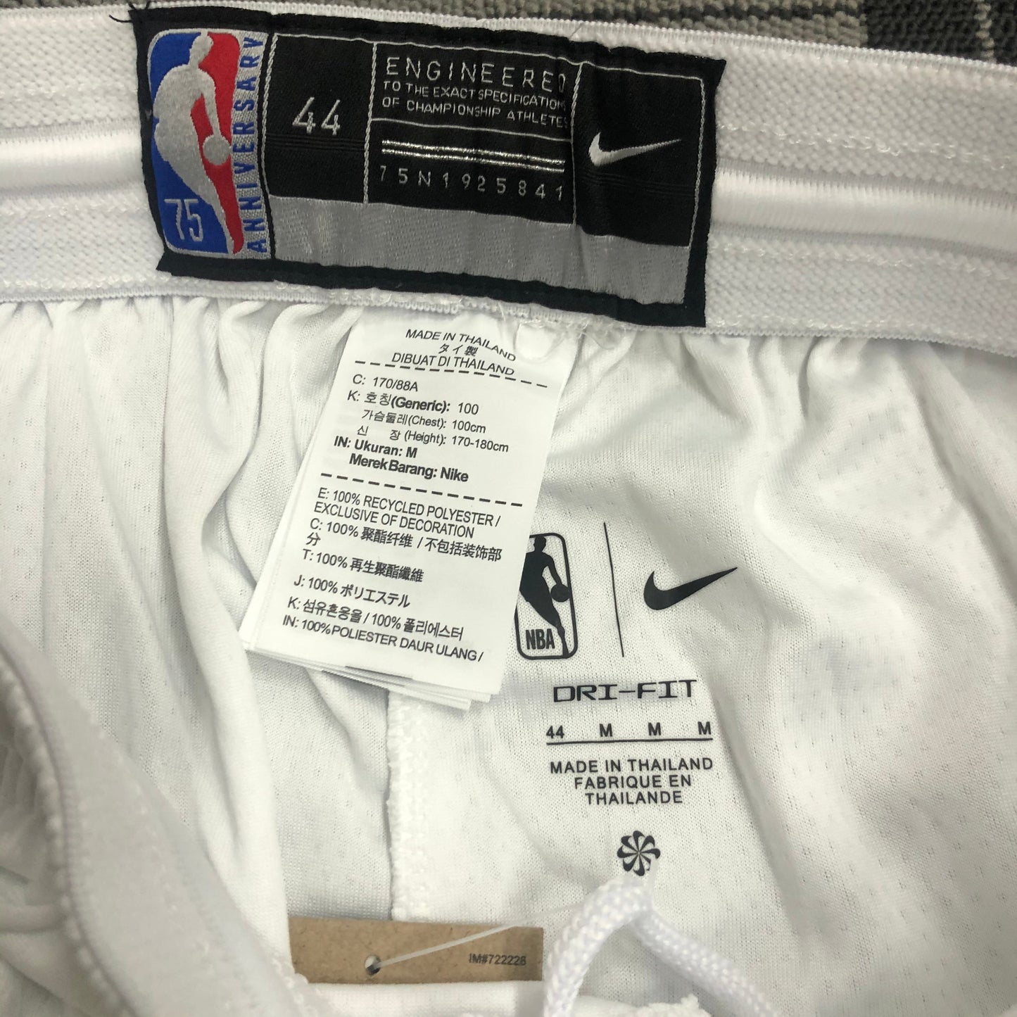 Short Brooklyn Nets Association Edition Diamante 75th