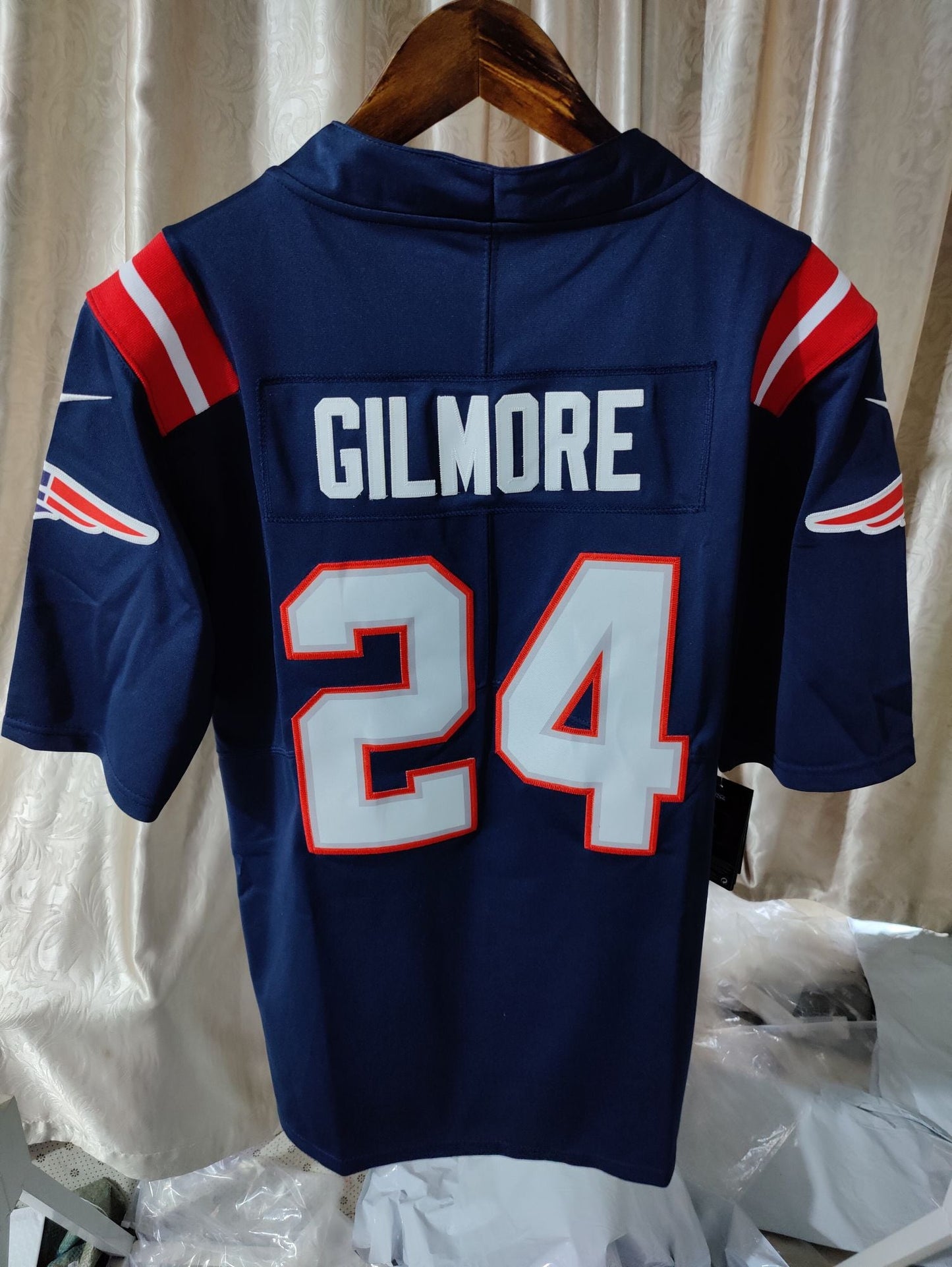 Jersey New England Patriots Vapor Limited Azul