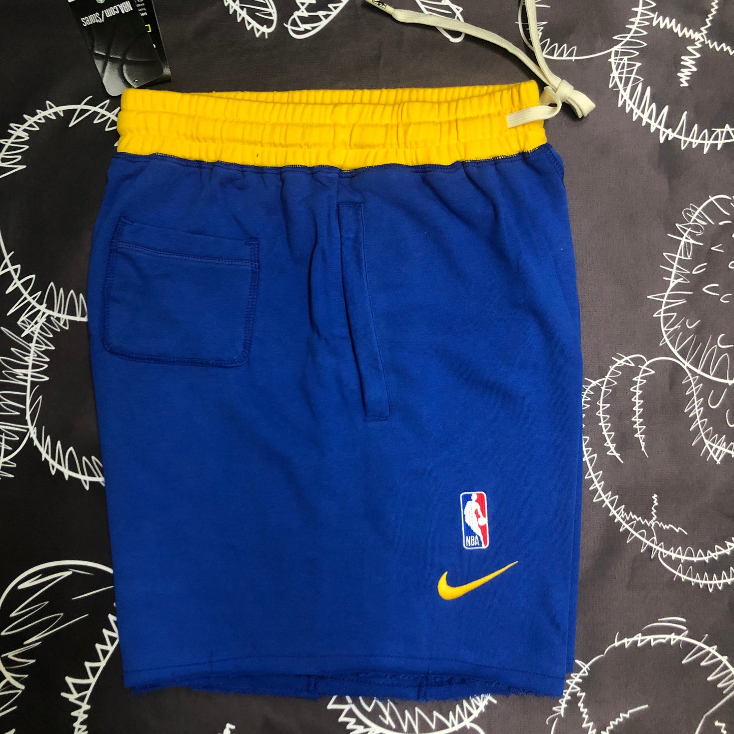 Short Casual Golden State Warriors Azul