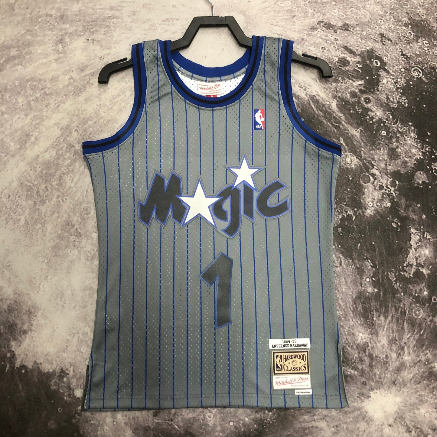 Regata Swingman Orlando Magic Mitchell & Ness Cinza Hardwood Classics 1994/95