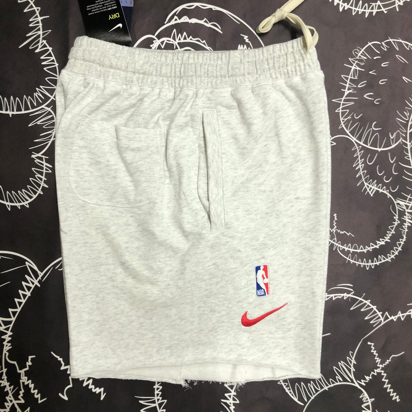 Short Casual Chicago Bulls Cinza