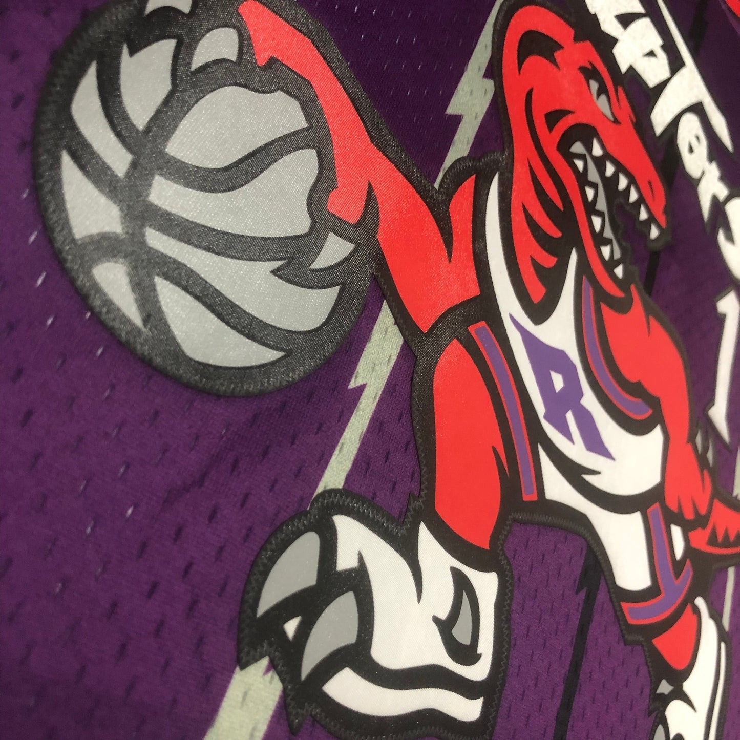 Regata Swingman Toronto Raptors Mitchell & Ness Hardwood Classics 1998/99 Roxa