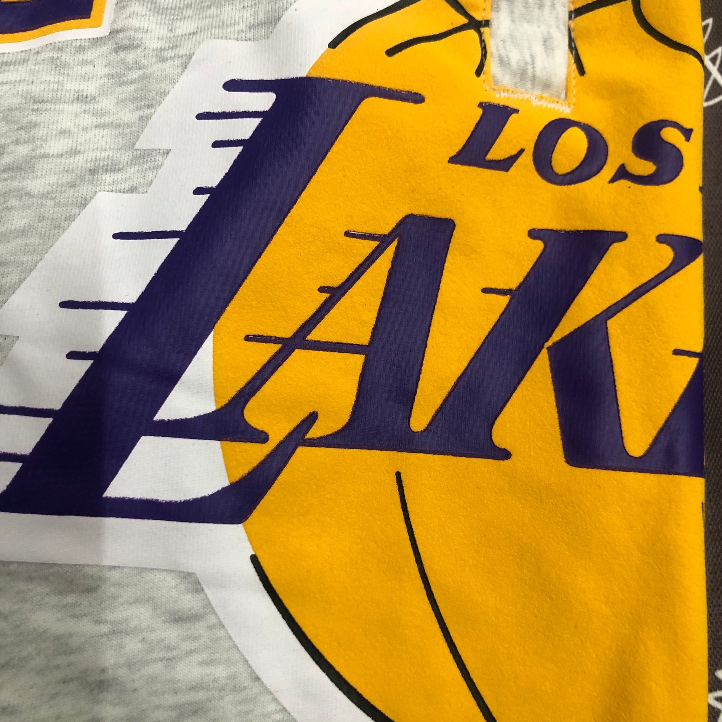 Short Casual Los Angeles Lakers Cinza