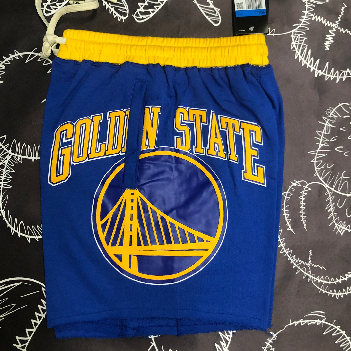 Short Casual Golden State Warriors Azul