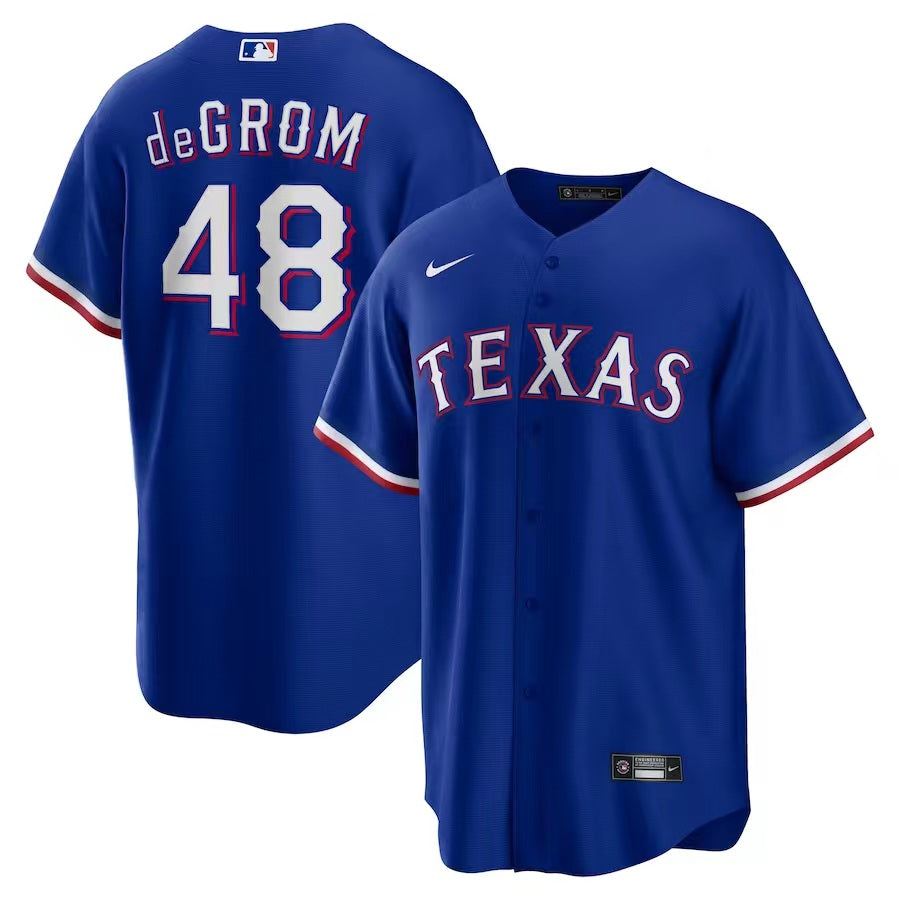 Jersey Texas Rangers Azul Replica Torcedor Silkada
