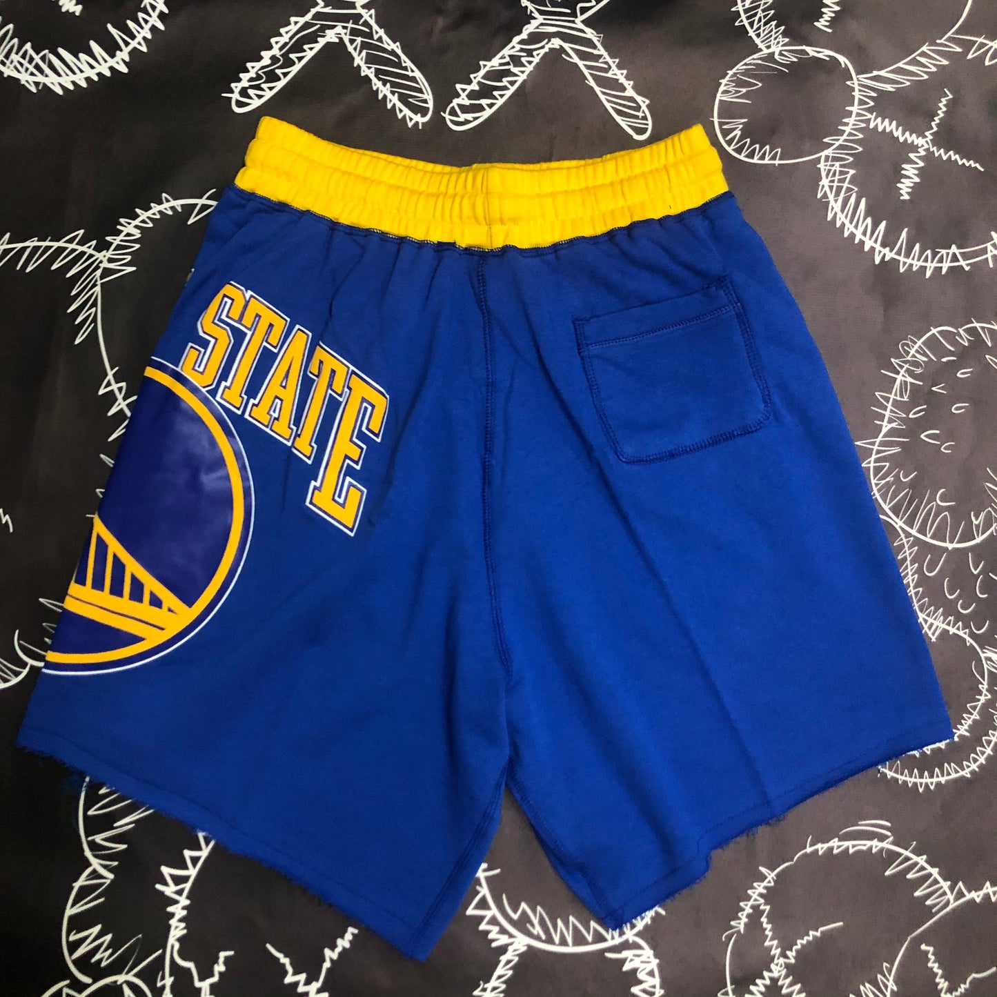 Short Casual Golden State Warriors Azul
