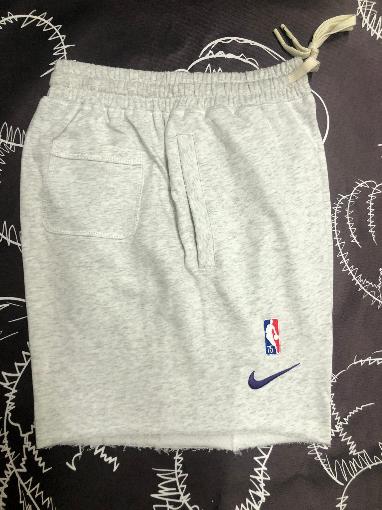 Short Casual Los Angeles Lakers Cinza