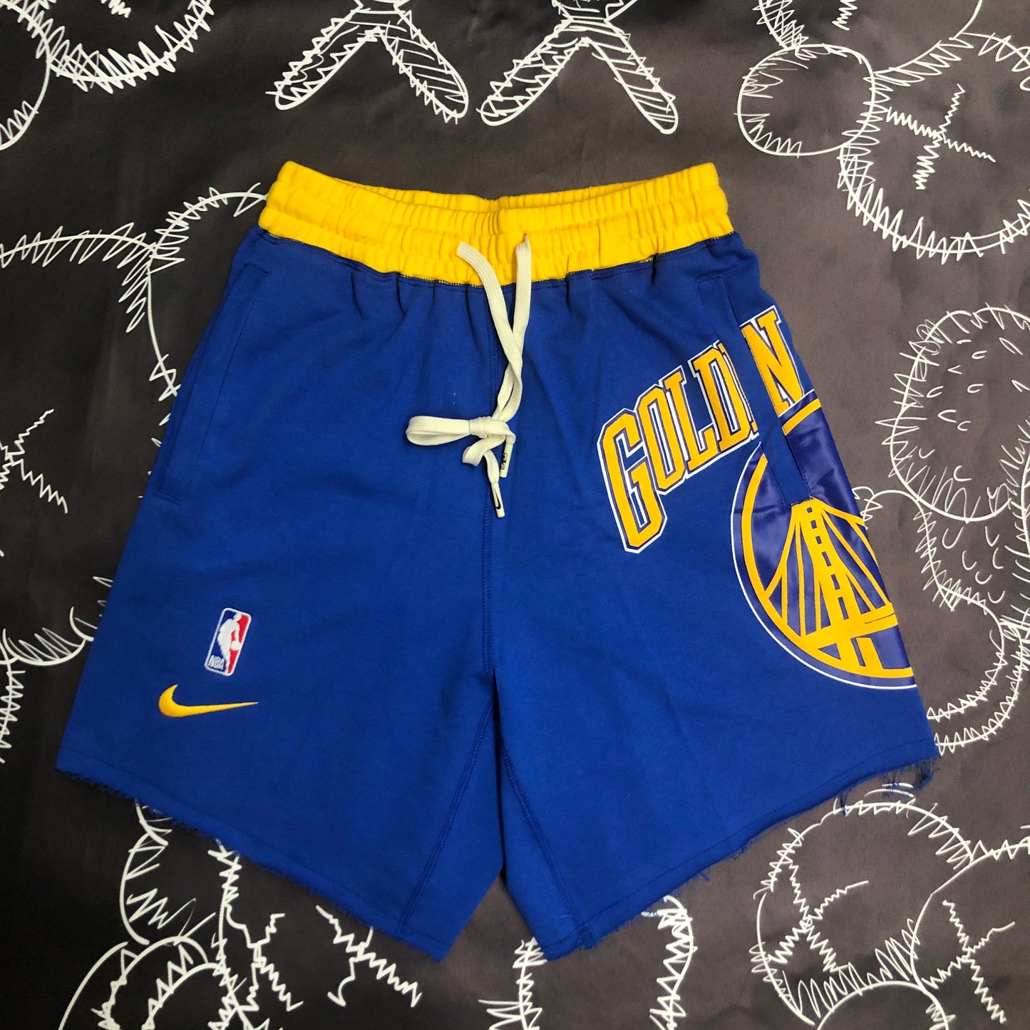 Short Casual Golden State Warriors Azul