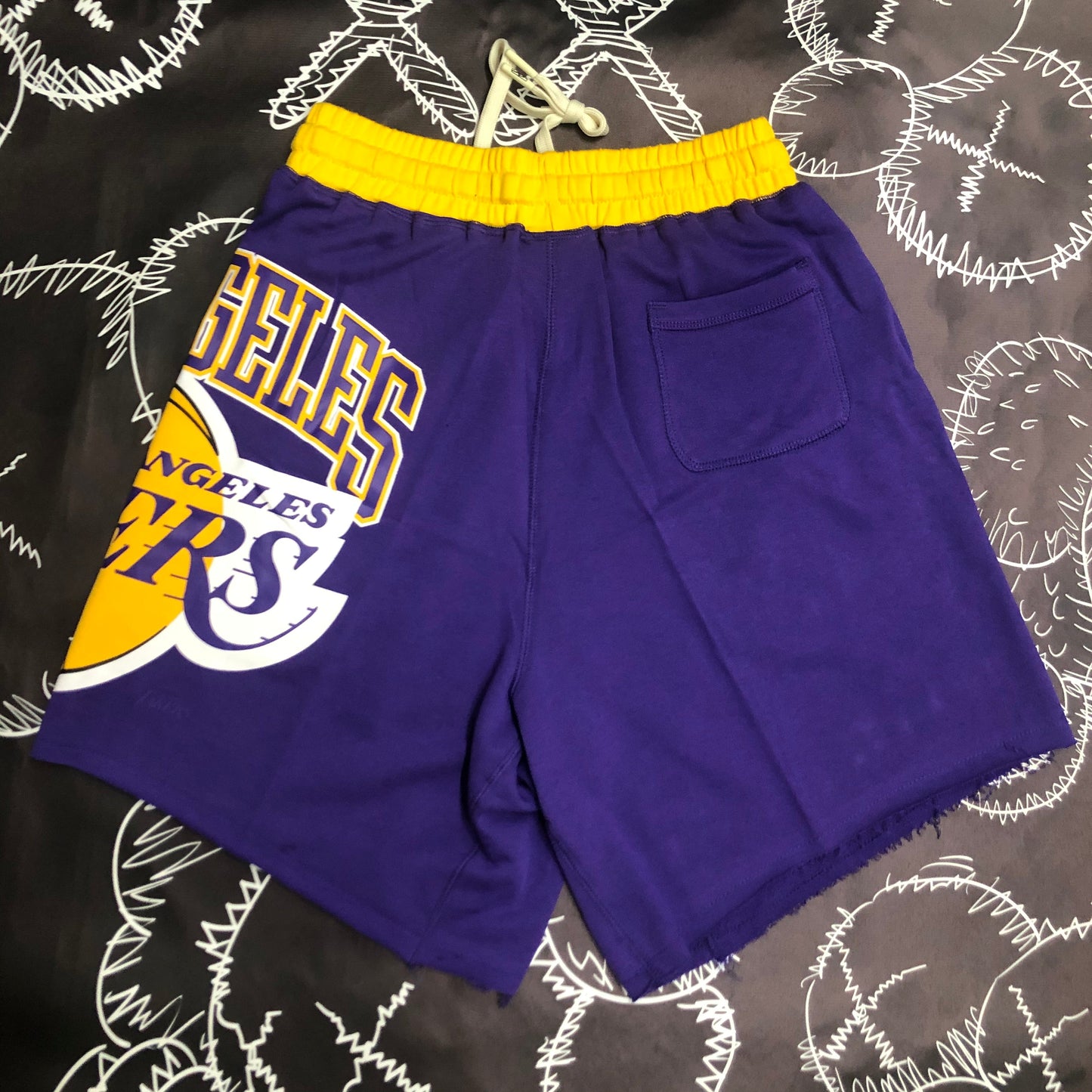 Short Casual Los Angeles Lakers Roxo