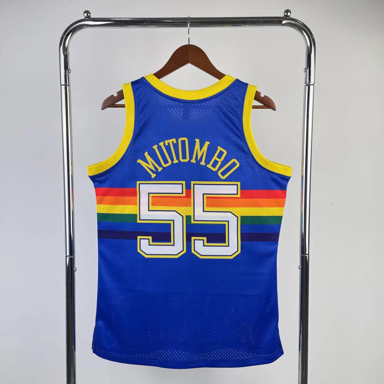 Regata Swingman Denver Nuggets Mitchell & Ness Hardwood Classics 1991/92 Azul