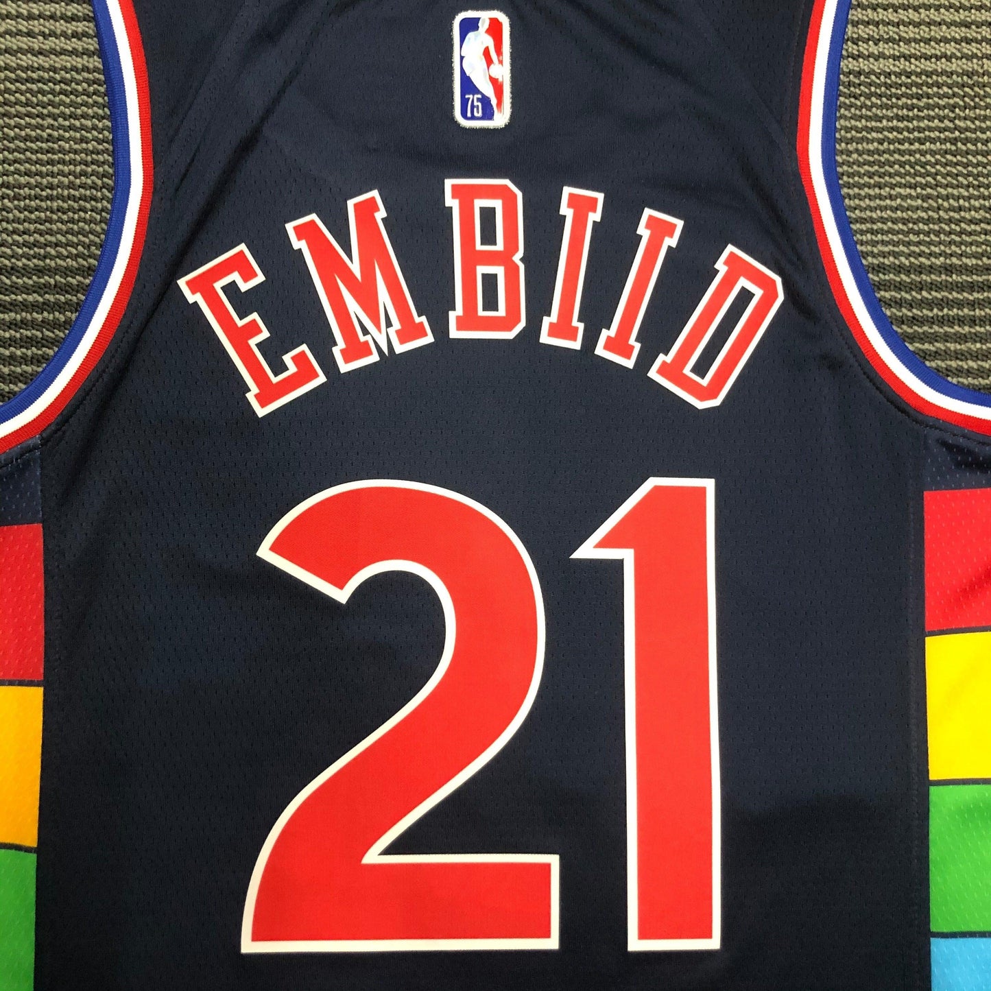Regata Philadelphia 76ers City Edition Diamante 75th