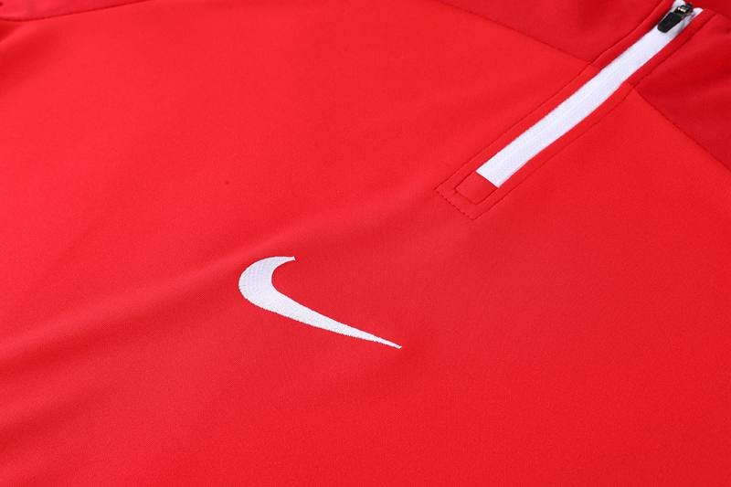 Conjunto Treino Nike Preto e Vermelho Dri Fit