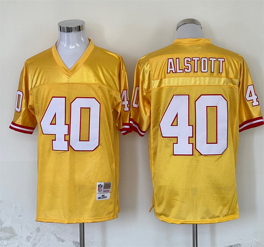 Jersey Tampa Bay Buccaneers Mitchell & Ness Throwback Laranja