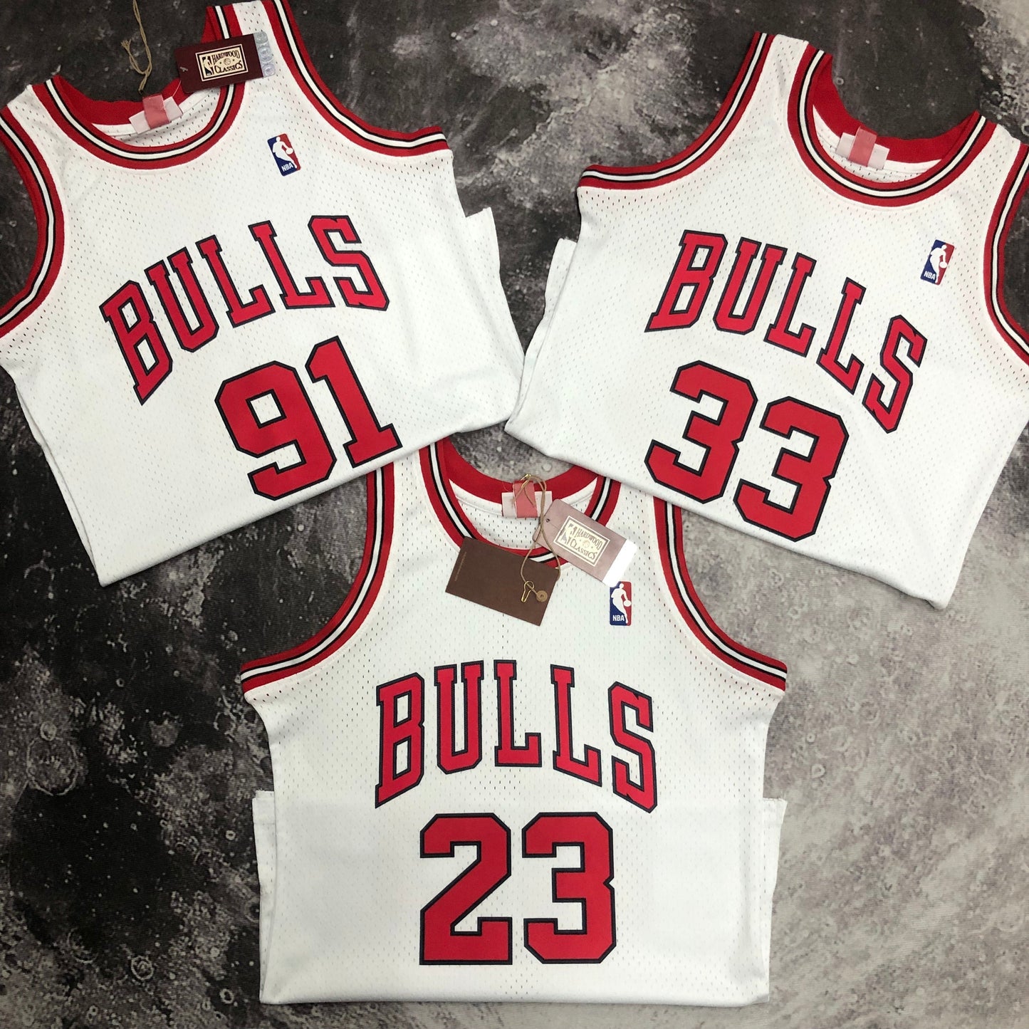 Regata Swingman Chicago Bulls Mitchell & Ness Hardwood Classics 1997/98 Branca