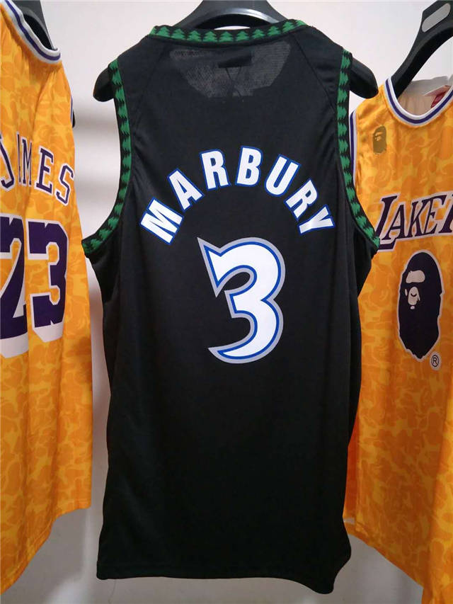 Regata Swingman Minnesota Timberwolves Mitchell & Ness Branca Hardwood Classics 1997/98