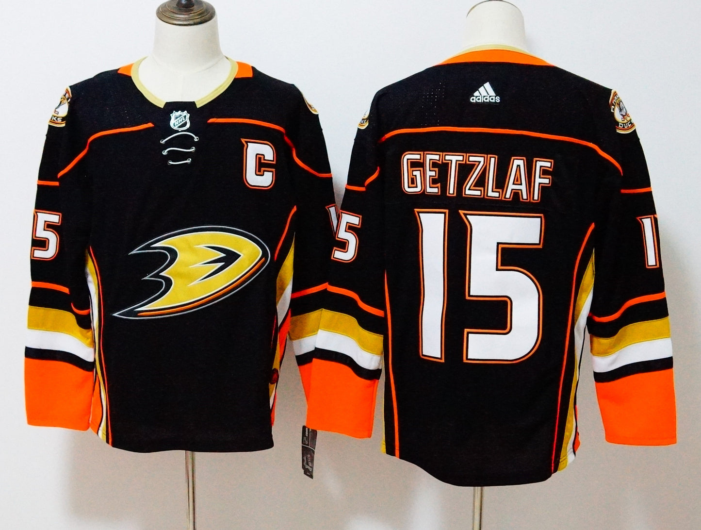 Jersey Anaheim Ducks Preta