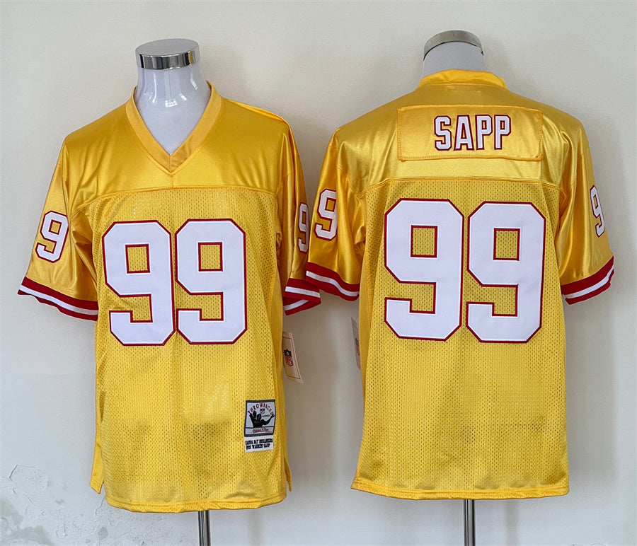 Jersey Tampa Bay Buccaneers Mitchell & Ness Throwback Laranja