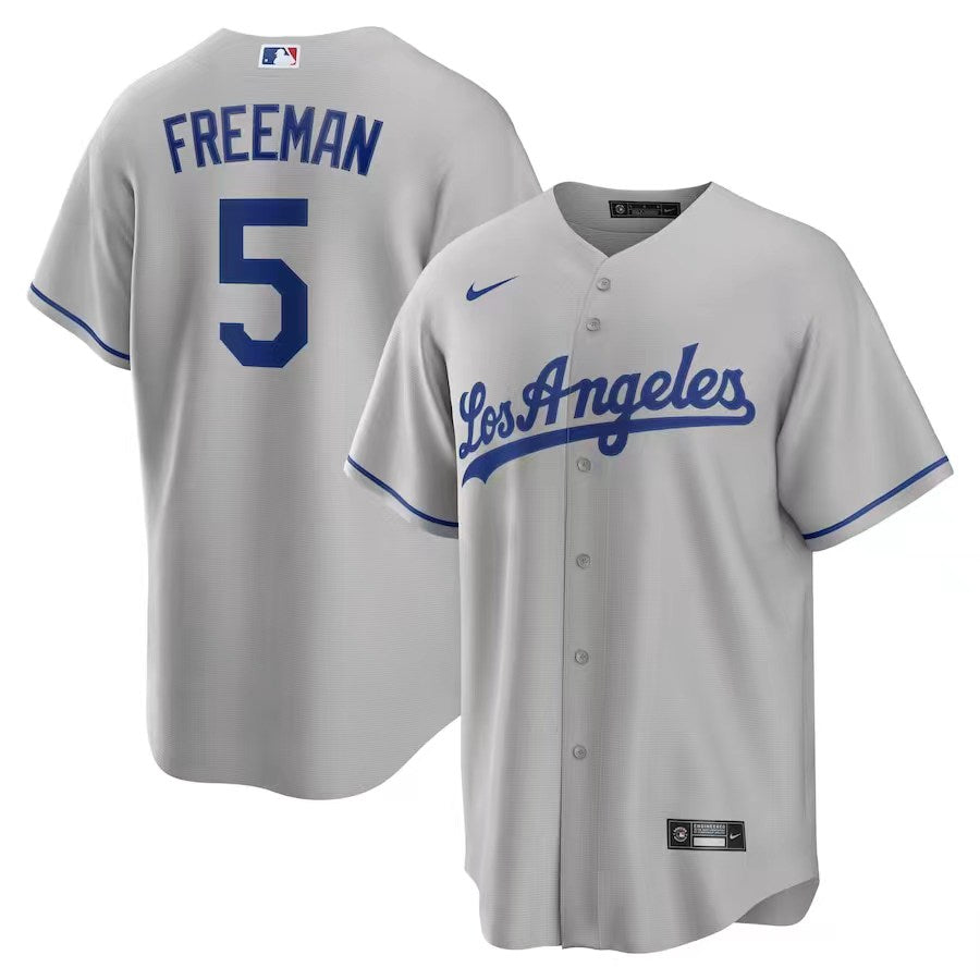 Jersey Los Angeles Dodgers Cinza Torcedor Silkada