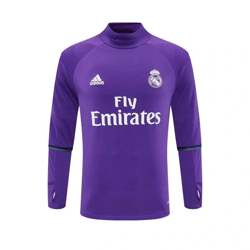 Real Madrid Manga Larga Entrenamiento suit 2016-17 Retro